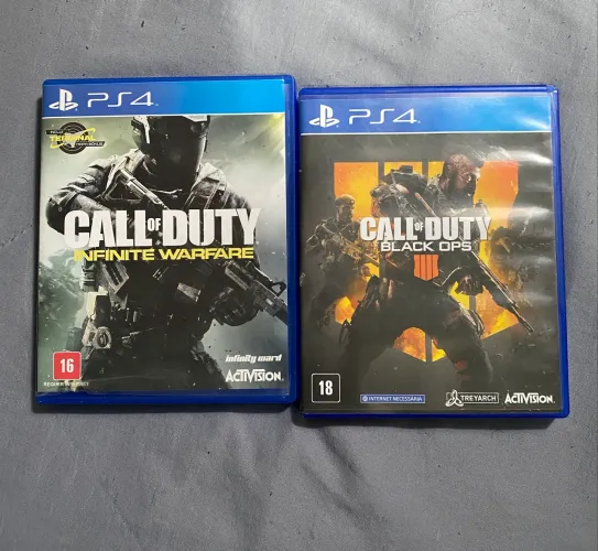 Dois jogos call of duty para ps4