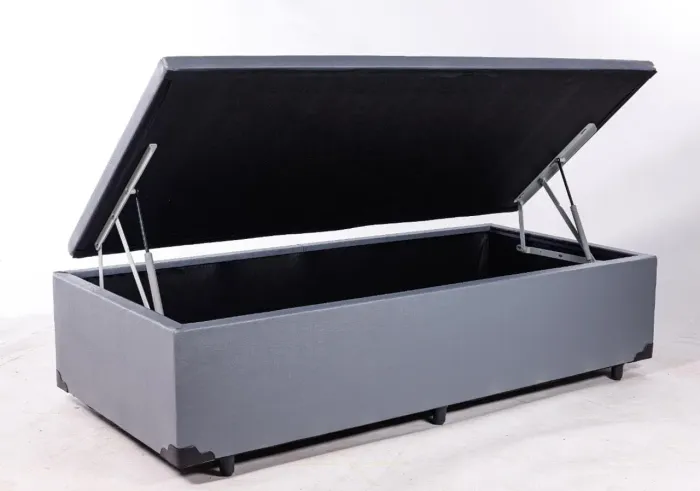     Cama Box Baú 88x188 - Reforçada e Muito Prática