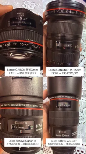 Lentes Canon