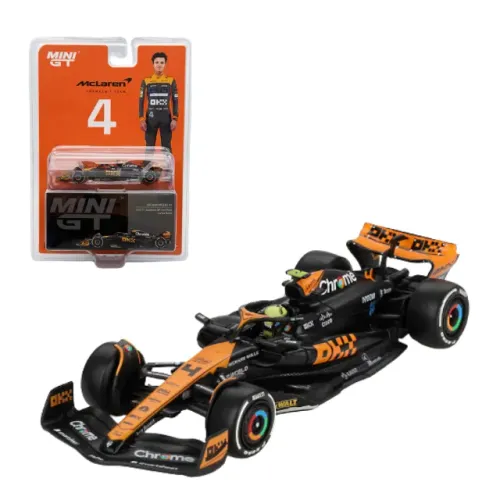 MINI GT 767 - McLaren #4 Lando Norris 2023 F1 GP do Japão 2023 2º Lugar MINIATURA 1/64
