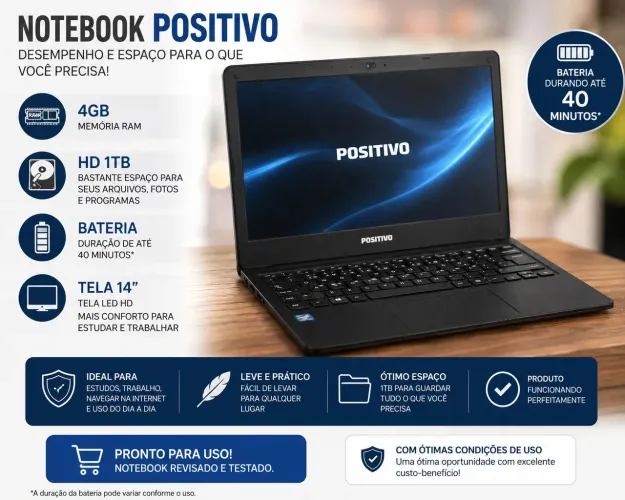 Notebook i3 6ª Geração