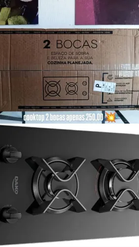 Vende-se Cooktop 2 bocas 250,00