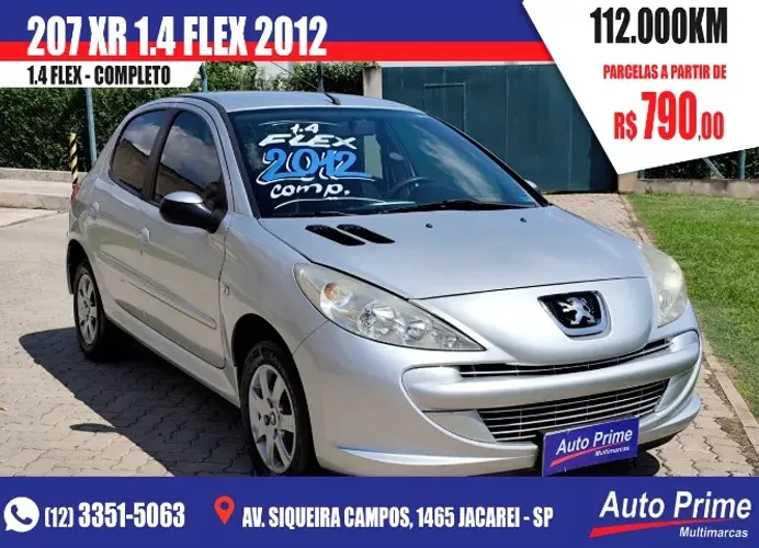 Peugeot 207 XR 1.4 Flex 8V 5P 2012