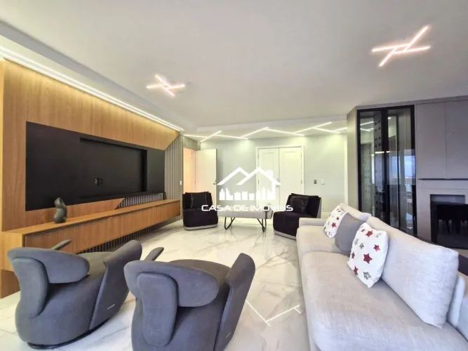 Aluga apartamento mobiliado de 260m², com 4 suítes e 4 vagas, na Vila Andrade.