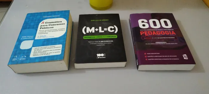 Combo -livros para concurso