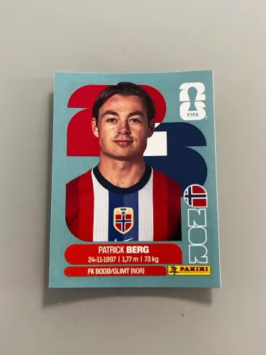 Figurinha Patrick Berg Copa do Mundo 2026 Original Panini