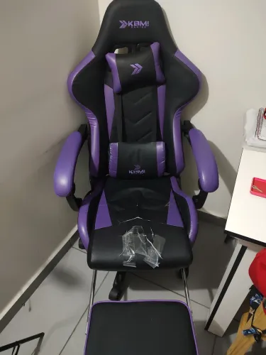 Cadeira Gamer com Descanso pra pernas