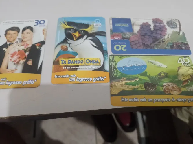 Cartão telefônico para colecionador