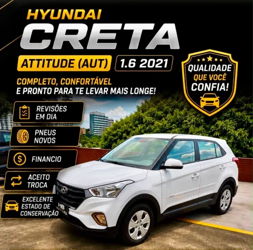 Hyundai Creta Attitude 1.6 16V Flex Aut. 2021