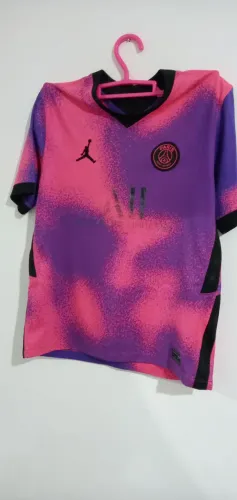 Camisa do PSG x Jordan (uniforme IV temporada 20/21) Nike. Original. Tam.P.Pbr. / Usada.. 