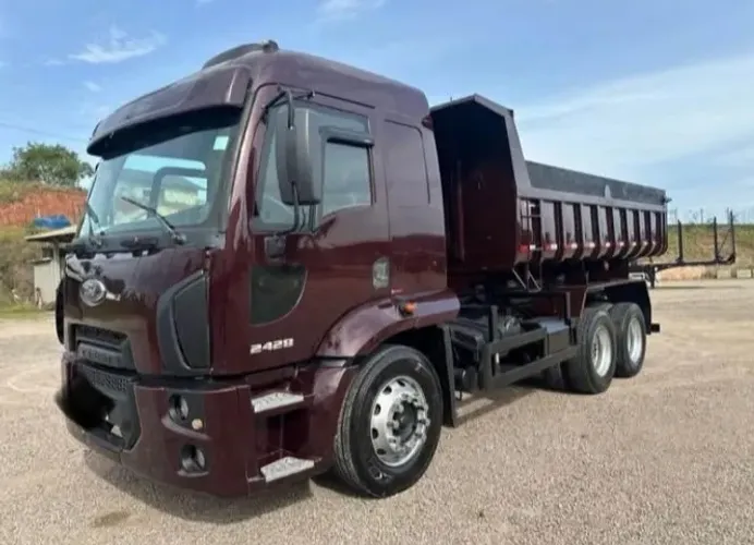 ford cargo 2428 6x2 2011 caçamba 12mt