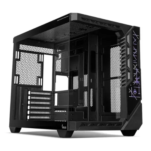 Gabinete Gamer Mancer Hemlok, Lat. e Front. de Vidro, Preto - Acc Cartão/Pix (SÓ VENDAS)