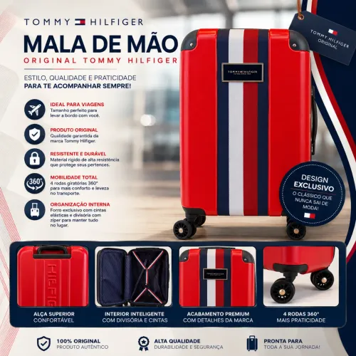 Mala de bordo original da Tommy