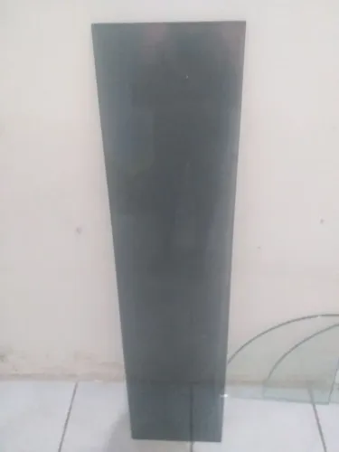 3 prateleiras de vidro