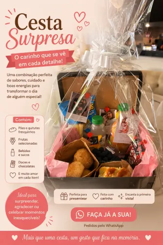 Cesta dia dos namorados