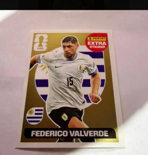 Figurinha extra Frederico Valverde ouro