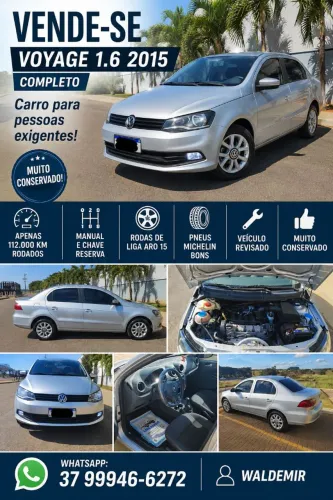 Volkswagen Voyage Trendline 1.6 T.flex 8V 4P 2015