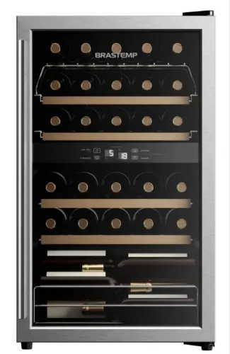 Adega Brastemp Dual Zone 33 Garrafas 220V