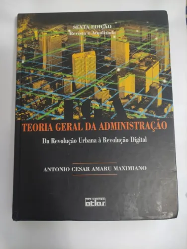 Venda de um Livro Teoria Geral da Administração