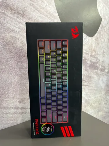 teclado mecânico sem fio Redragon Draconic K530 compacto de 60%