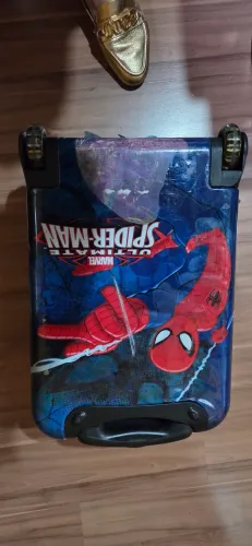Mala de viagem menino homem aranha