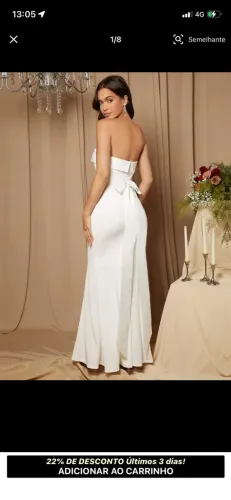 Vestido branco casamento (cartório)