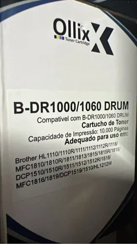 Cartucho de cilindro brother 1000/1060