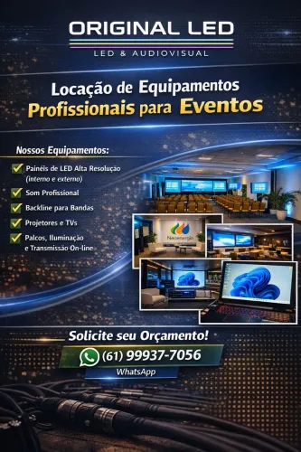 LOCAÇÃO DE PAINEL DE LED ALTA RESOLUÇÃO PARA EVENTOS