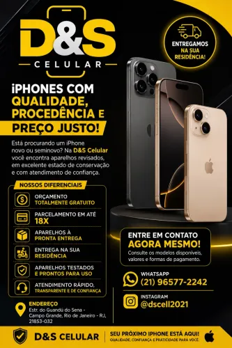 ? D&S Celular | iPhones à Pronta Entrega
