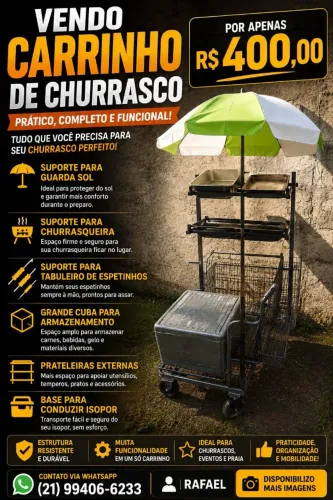 CARRINHO de CHURRASCO 