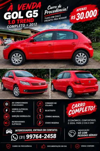 Volkswagen Gol Geração IV City Trend 1.0 8V MI Total Flex Mec. 4P 2013
