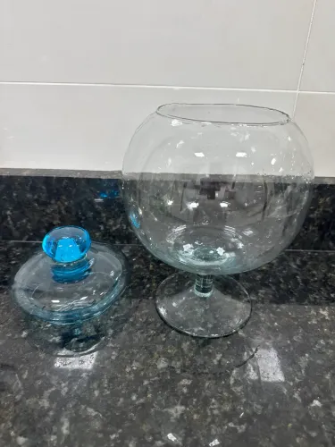 Compoteira de vidro