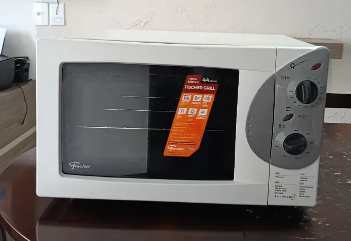 Forno Elétrico NOVO Fischer Grill 44 litros Branco 220V - sem uso