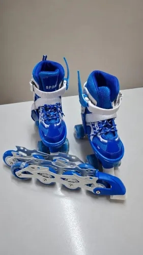 Patins Infantil 2 Em 1 Ajustável Tam. 35 ao 38
