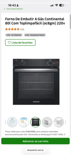 Forno elétrico novo