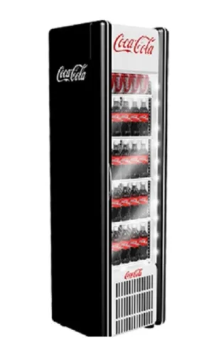 Geladeira expositora Coca Cola retrô colecionável 
