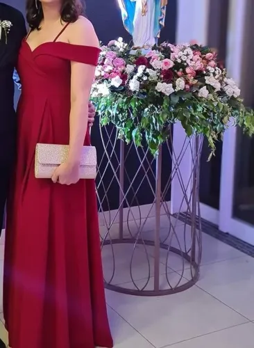 Vestido marsala seminovo