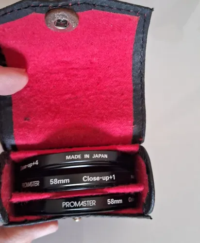 filtros de lente ProMaster de 58mm para fotografia macro japonesa