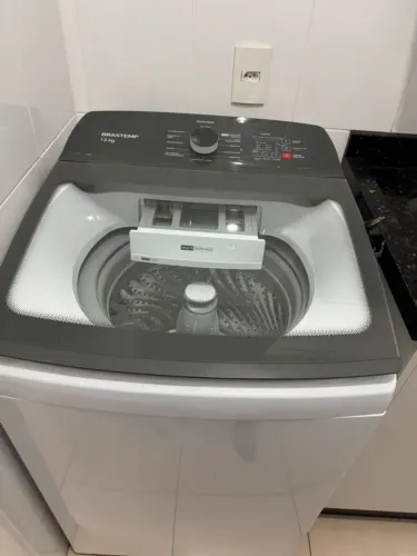 Máquina de Lavar Brastemp 13Kg Branca com Ciclo Tira Manchas Advanced e Ciclo Antibolinha
