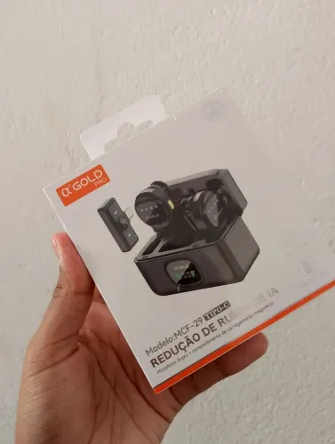 Microfone com redução de ruído com ia