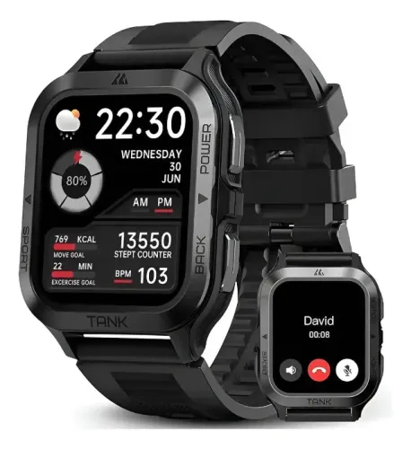 (Novo) Kospet M2 Masculinos Relógio Inteligente Bluetooth Militar