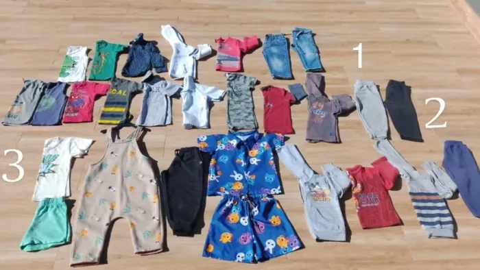Lote de Roupas de Menino