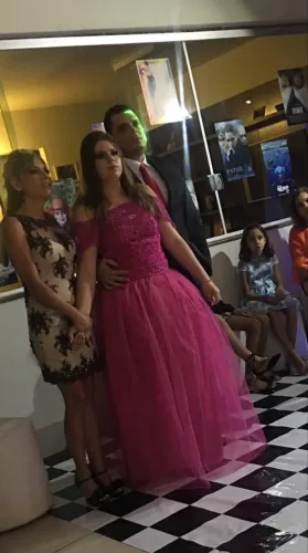 Vestido de Festa Bordado a Mão