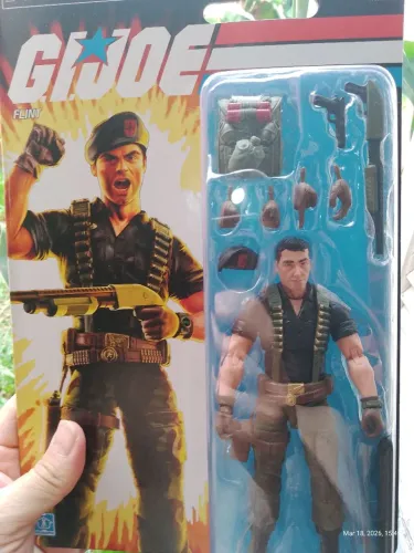 GIJOE Classified Series - Flint retrocardback