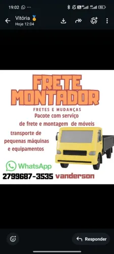 Frente e montagem de móveis