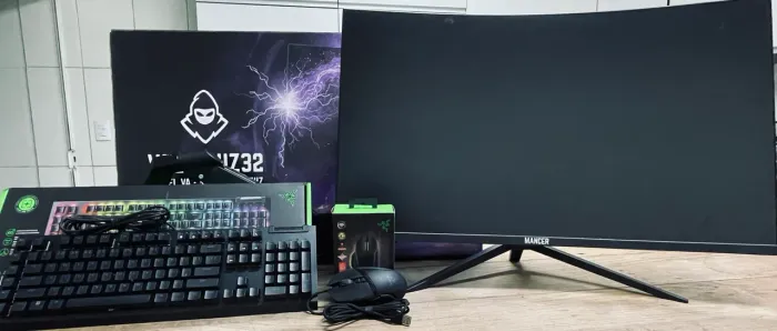 KIT GAMER RAZER + MANCER ? MONITOR 27? + TECLADO V4 X + MOUSE