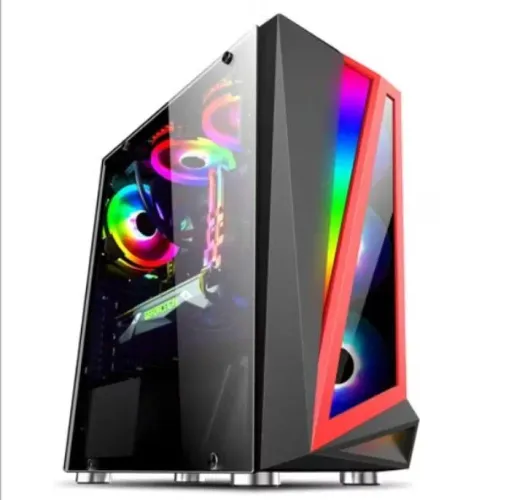 Gabinete Gamer Bluecase + 3 Fans