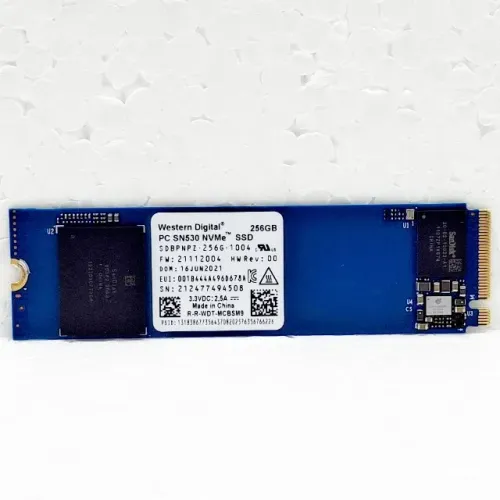 SSD 256GB NVMe M.2 2280 Western Digital PC SN530 SDBPNPZ-256G-1004