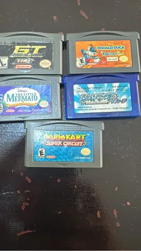 Lote cartucho game boy advence 