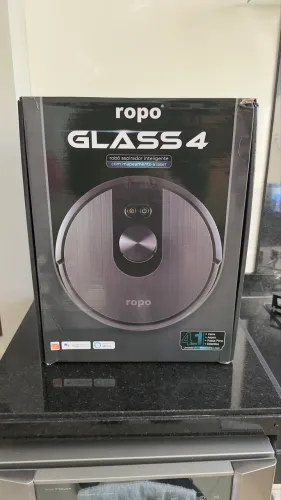 Robô Aspirador Ropo Glass 4 Preto